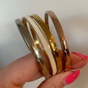 Kate Spade Idiom Bangle Bracelet - lot of 4